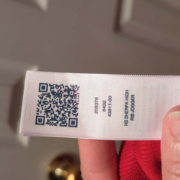 NWOT Women's True Religion Red Sherpa Jacket and Sweatpants, size XL - Picture 10 of 11